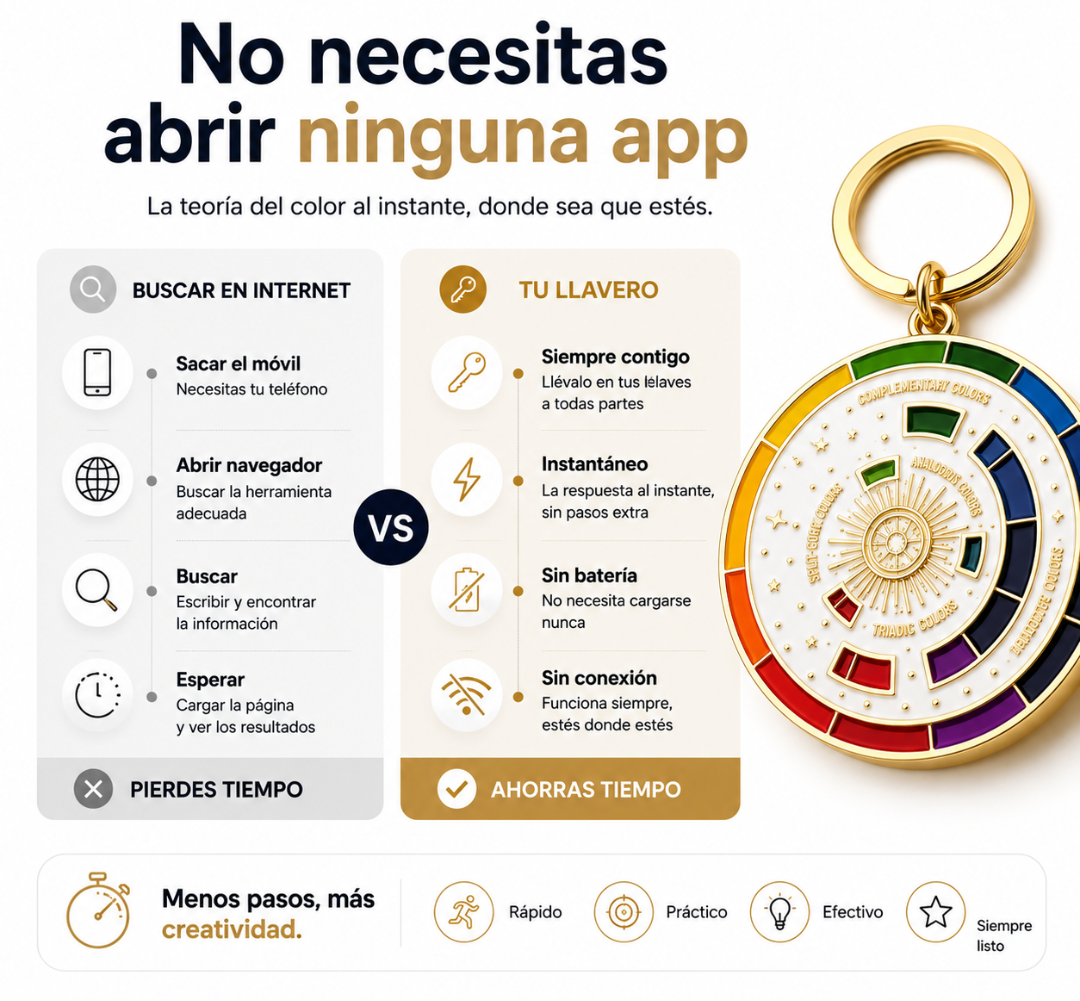 Llavero Círculo Cromático