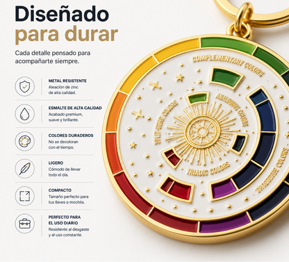 Llavero Círculo Cromático