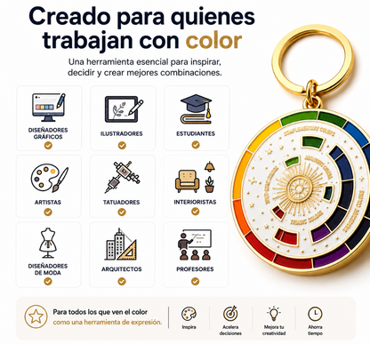 Llavero Círculo Cromático